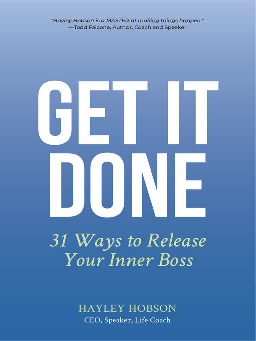 Title details for Get It Done by Hayley Hobson - Available